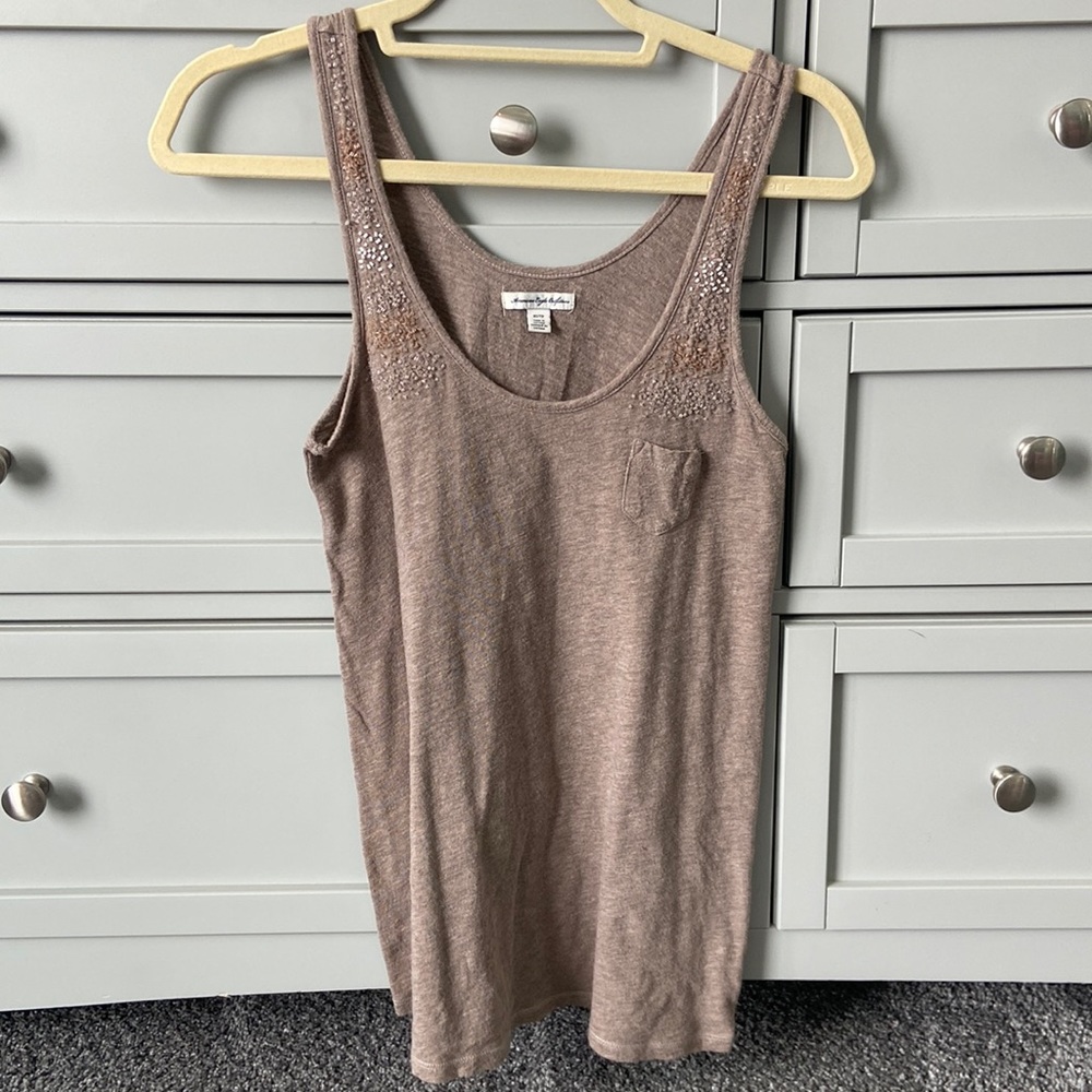 American Eagle Tan Tank